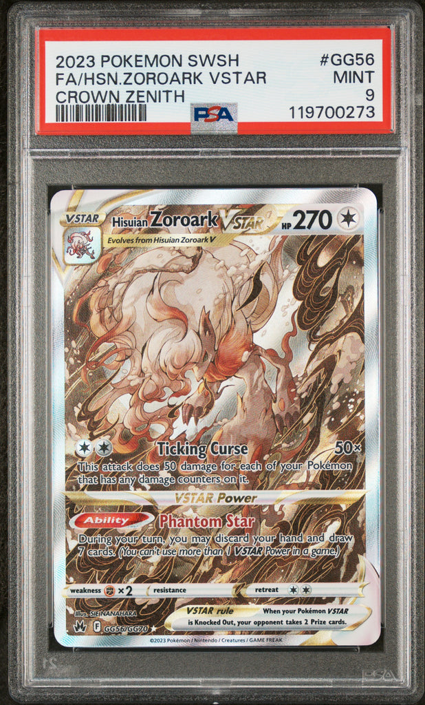 Hisui-Zoroark VSTAR 2023 GG56 PSA 9 - Englisch