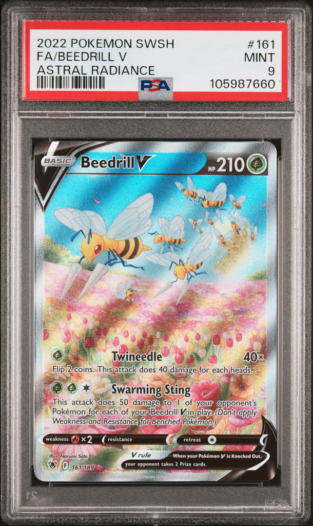 Beedrill V 2022 161 PSA 9 - Englisch