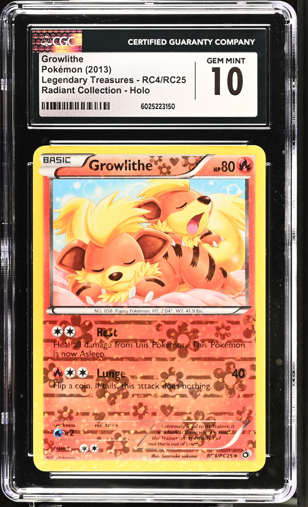 Growlithe 2013 RC4 CGC 10 - Englisch