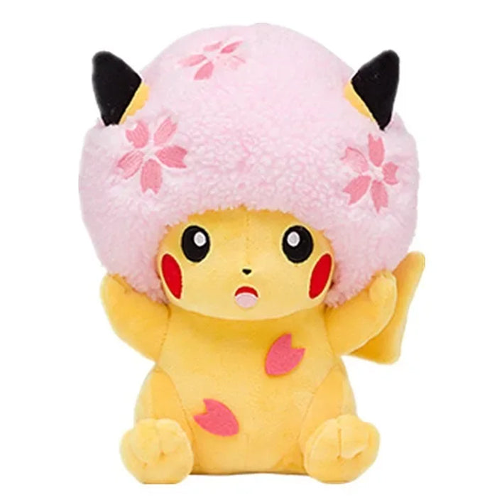 Pokemon Plüschtier - Pikachu Cherry Blossom Plüschtier - Original Pokemon Center Japan