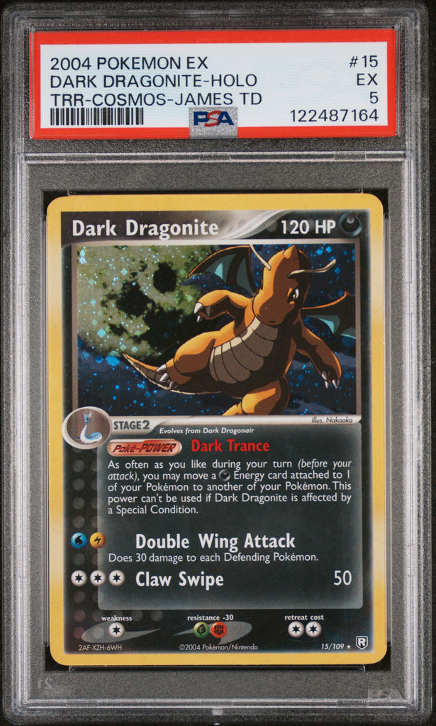 Dark Dragonite 2004 15 PSA 5 - Englisch