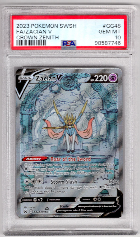 Zacian V 2023 #GG48 Englisch PSA 10 - Englisch