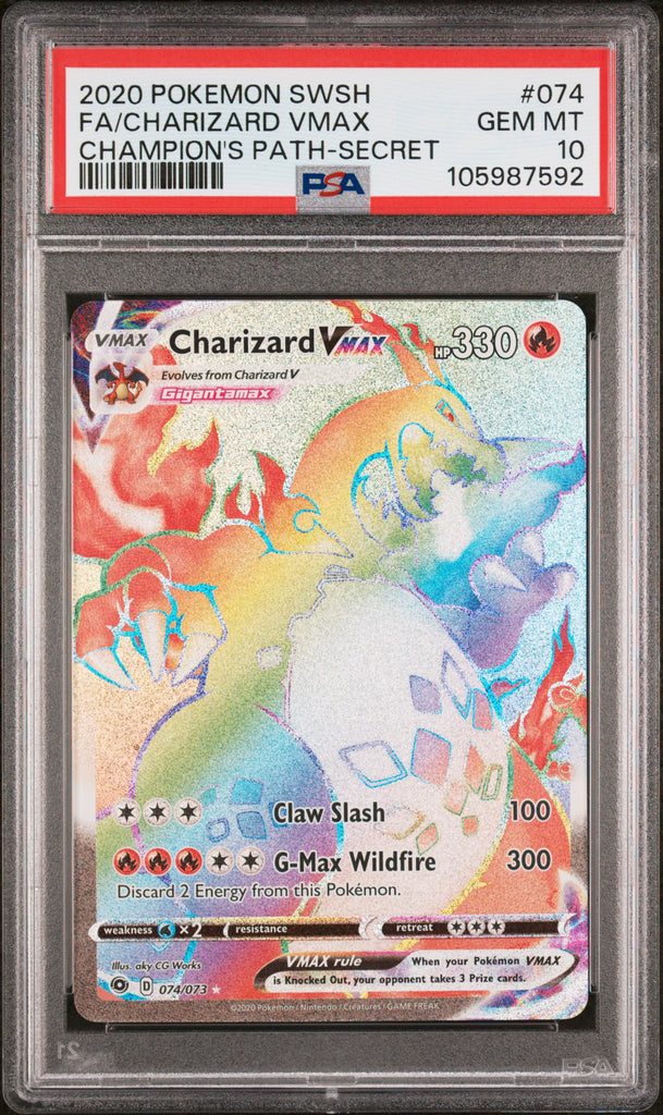Charizard VMAX 2020 74 Englisch PSA 10