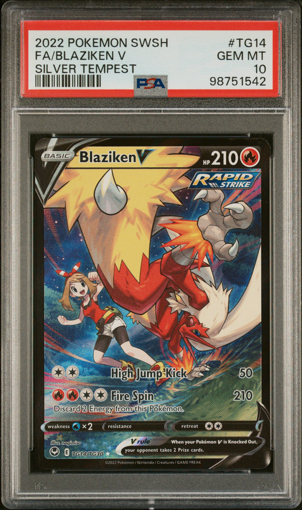 Blaziken V 2022 TG14 Englisch PSA 10