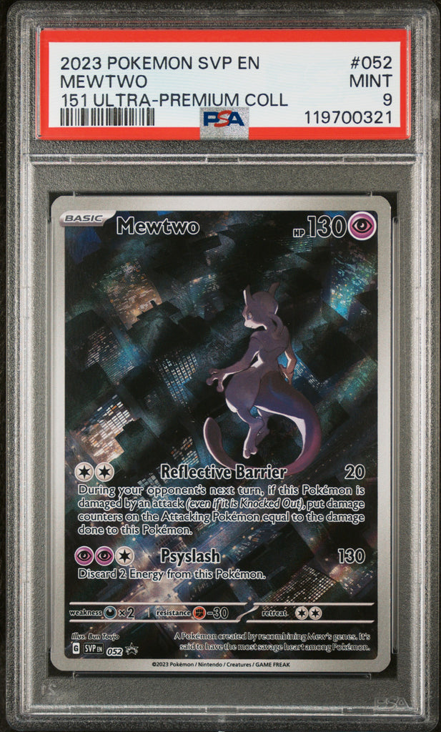 Mewtwo 2023 52 PSA 9 - Englisch