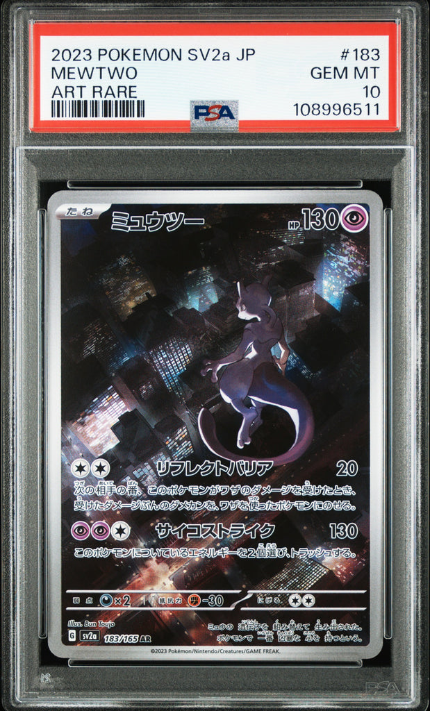 Mewtwo 2023 183 Japanese PSA 10