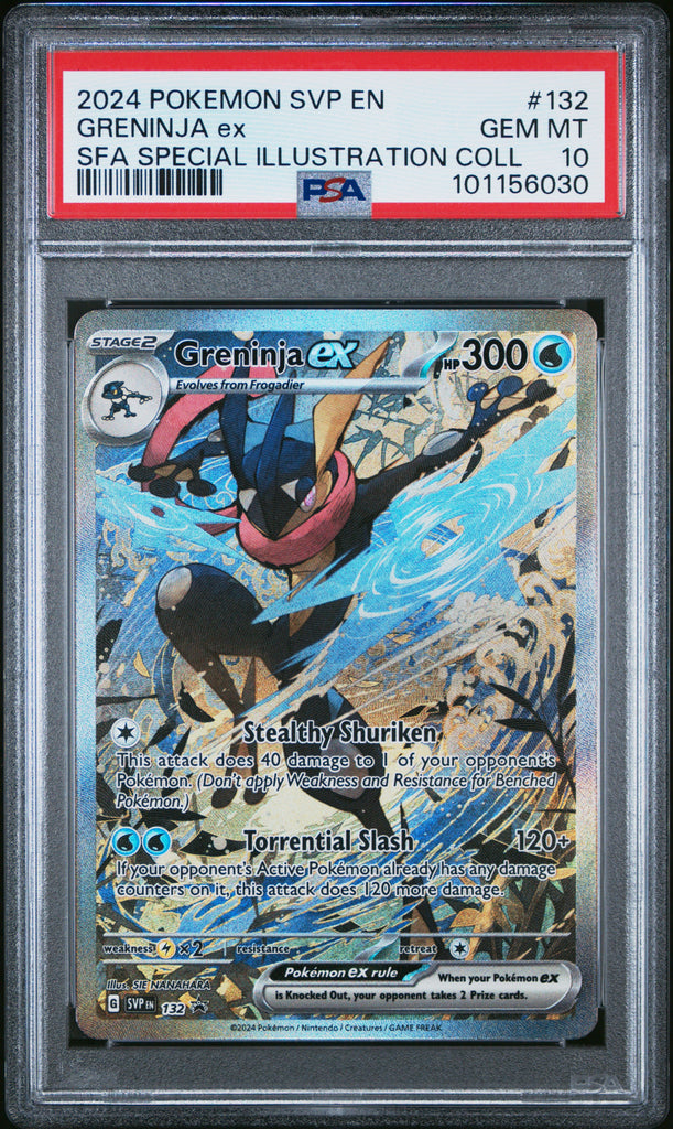 Greninja EX 2024 132 Englisch PSA 10