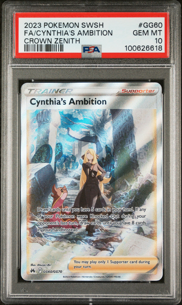 Cynthia's Ambition 2023 GG60 Englisch PSA 10