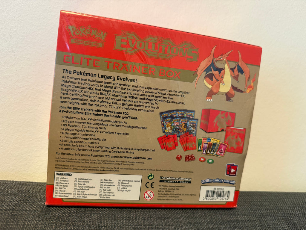 XY Evolution's Charizard Elite Trainer Box English 2Sleeve XY Evolution's Charizard Elite Trainer Box English 2Sleeve