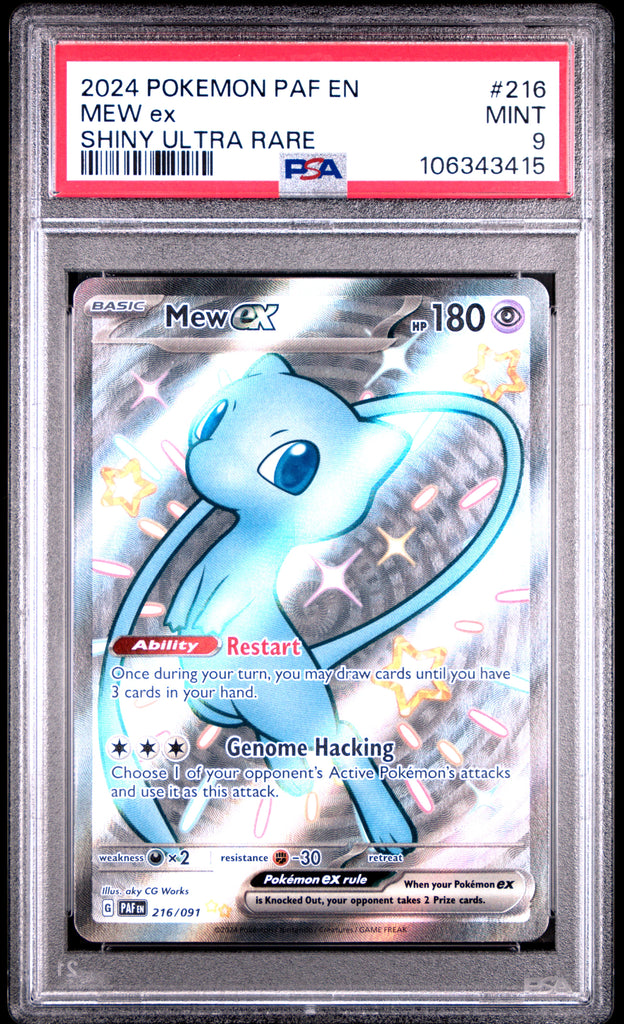 Mew EX 2024 216 Englisch PSA 9