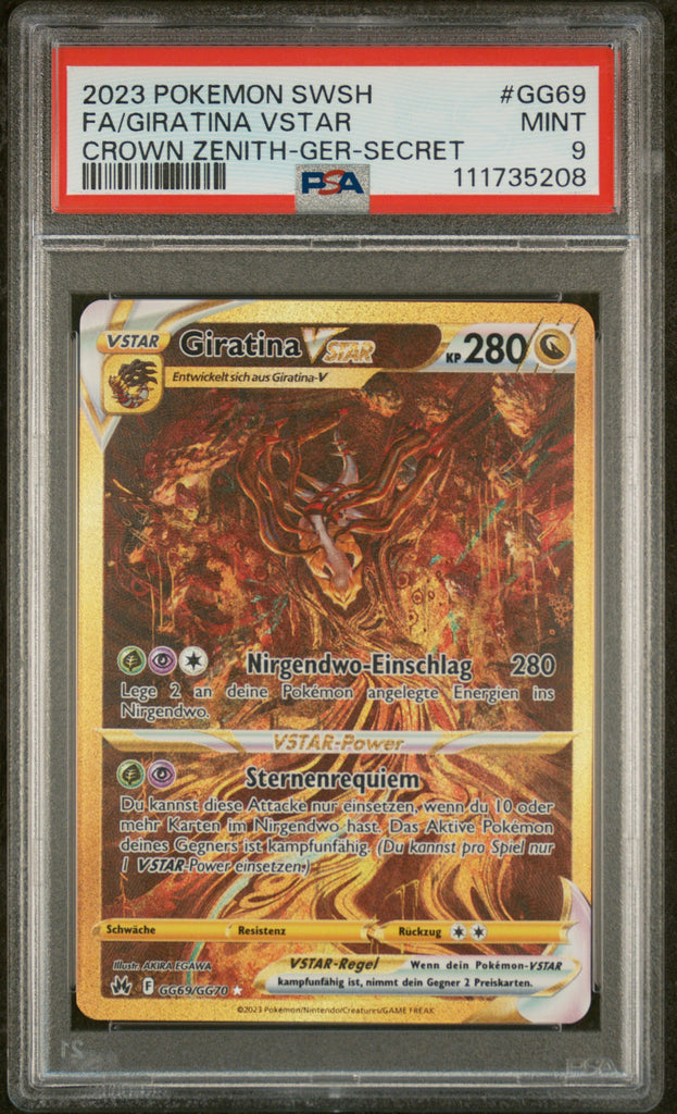 Giratina Vstar 2023 GG69 German PSA 9
