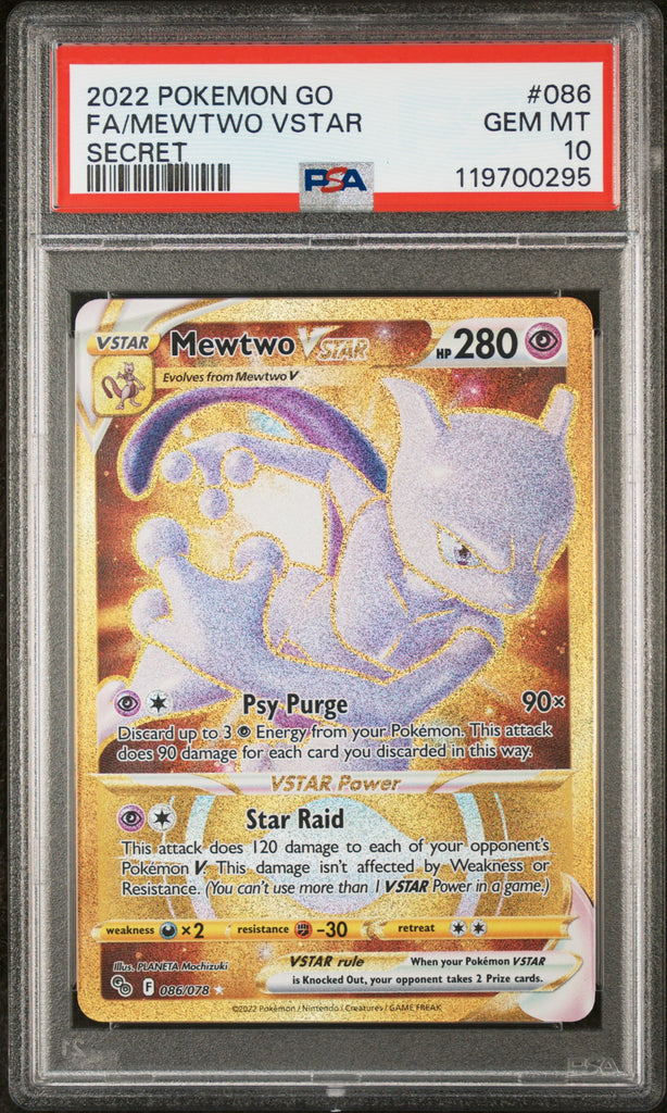 Mewtwo VSTAR 2022 86 PSA 10 - Englisch