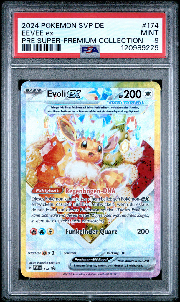 Eevee ex 2025 174 German PSA 9