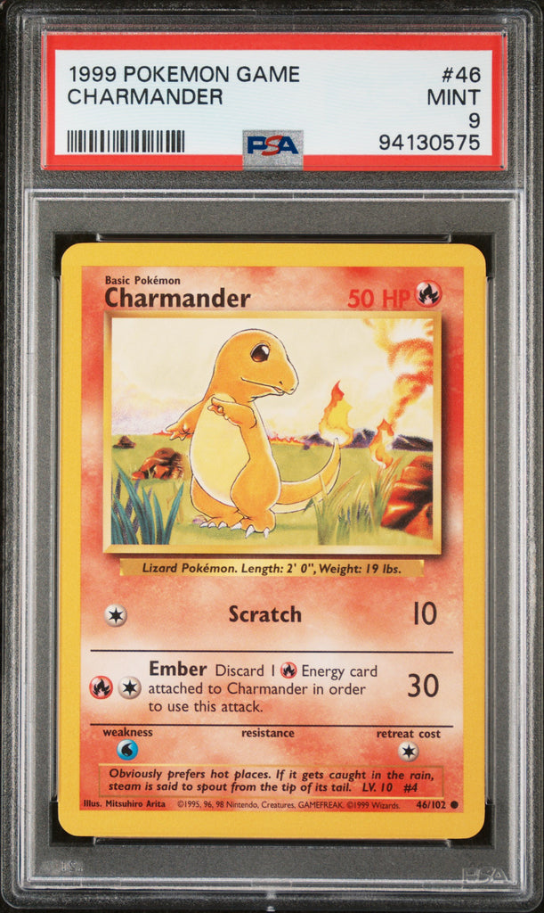 Charmander 1999 046 PSA 9 - Englisch