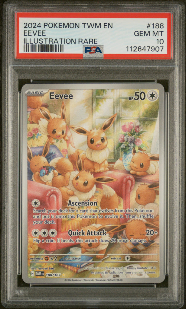 Eevee 2024 188 Englisch PSA 10