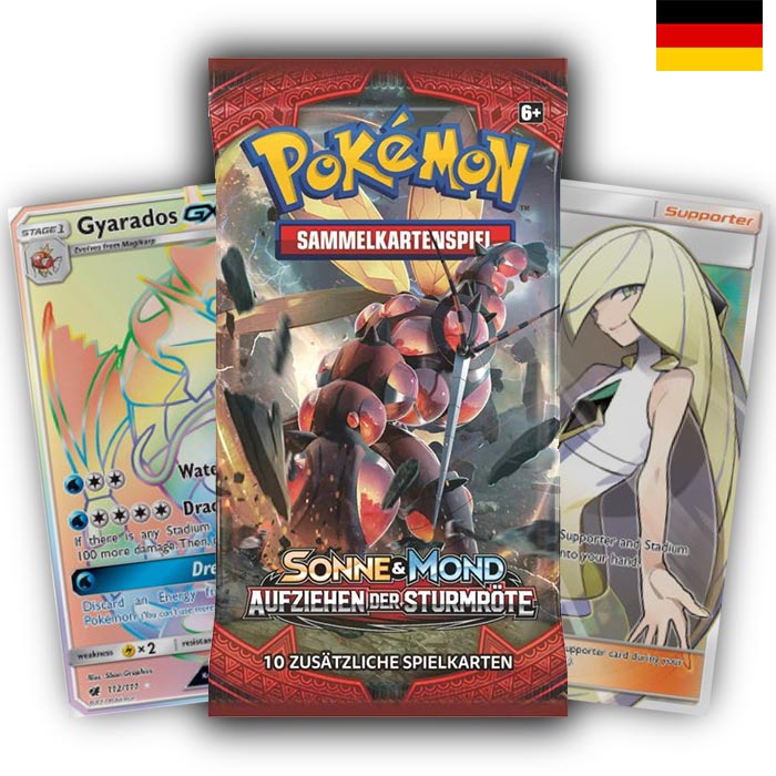 Sonne & Mond - Aufziehen der Sturmröte Booster - Deutsch