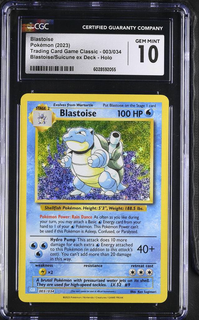 Blastoise 2023 #003 CGC 10