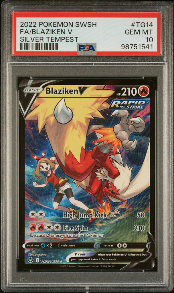 Blaziken V 2022 TG14 Englisch PSA 10