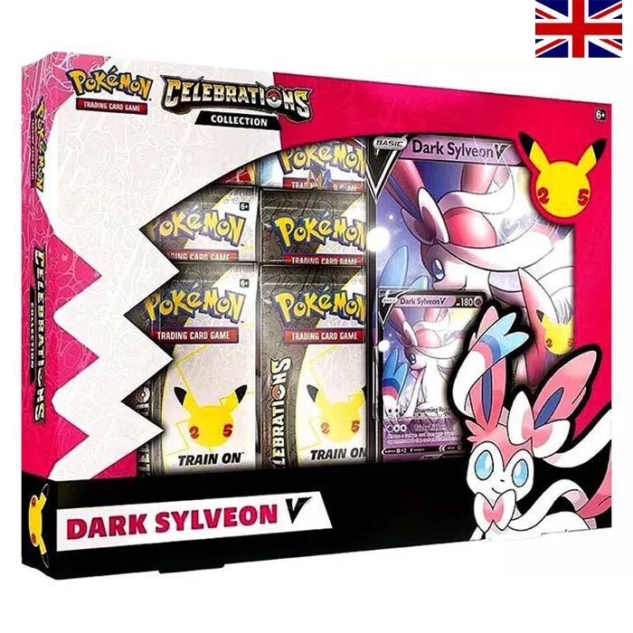 Pokémon TCG Celebrations Collection: Dark Sylveon V - 25th Anniversary Box - English