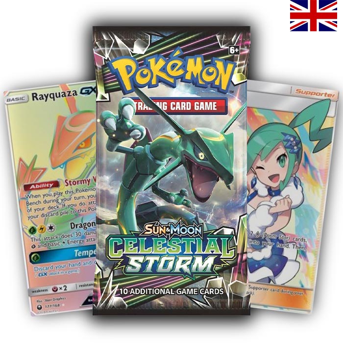 Sun & Moon - Celestial Storm Booster - English | Pokmon TCG 2Sleeve Sun & Moon - Celestial Storm Booster - English | Pokmon TCG 2Sleeve
