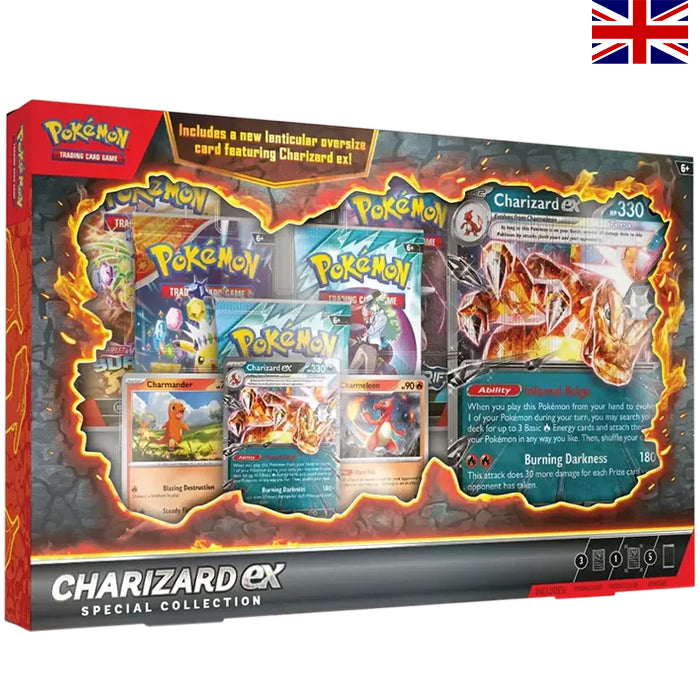 Charizard EX Special Collection (Englisch) – Pokémon TCG Box mit