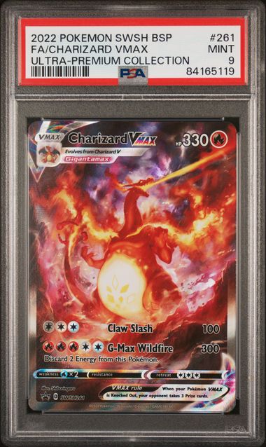 Charizard VMAX 2022 261 PSA 9 - Englisch