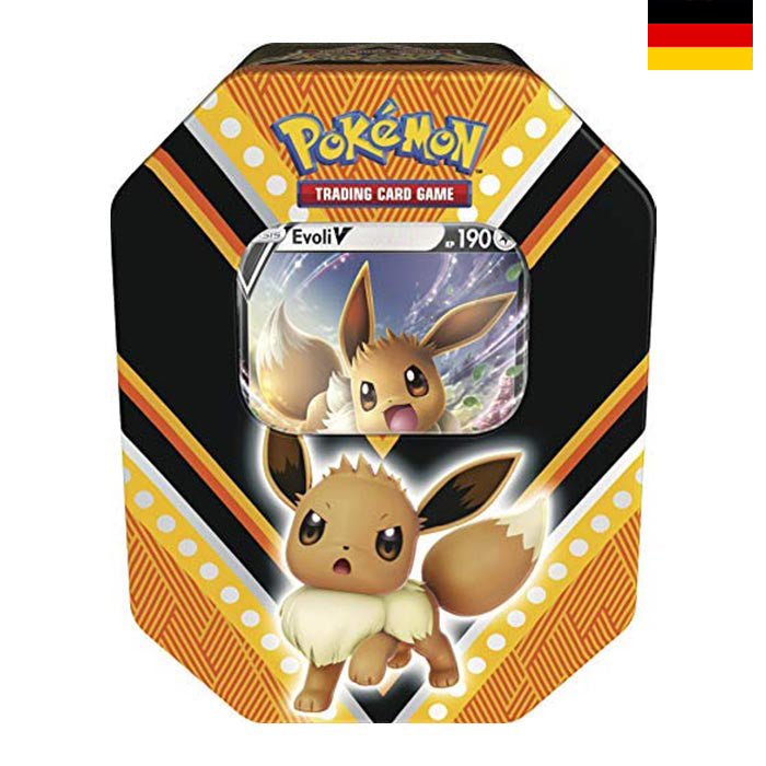 V Powers Tins: Eevee V Tin - Deutsch