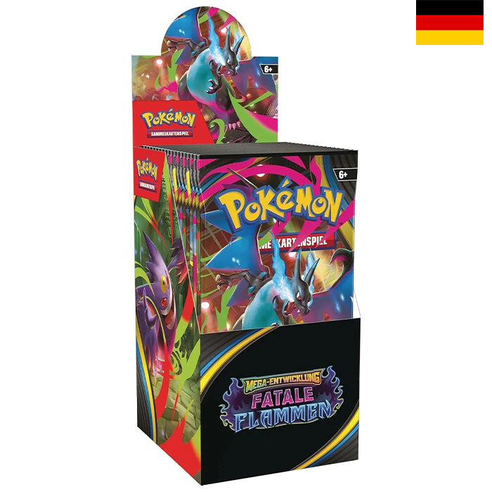 Mega - Fatale Flammen 18er Display - Deutsch