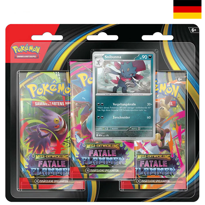 Mega - Fatale Flammen 3-Pack Blister - Deutsch