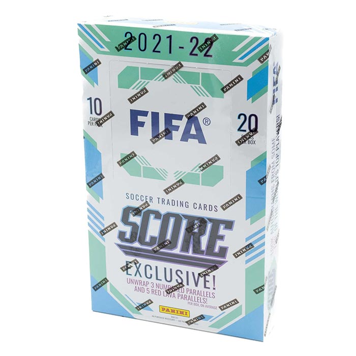 Panini Score 2021-22 FIFA Soccer Trading Cards Retail Box - English
