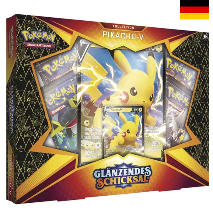 Glänzendes Schicksal: Pikachu V Kollektion - Deutsch