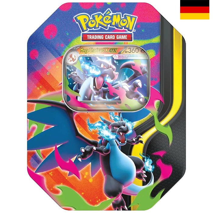 Mega Glurak X ex Tin-Box - Deutsch