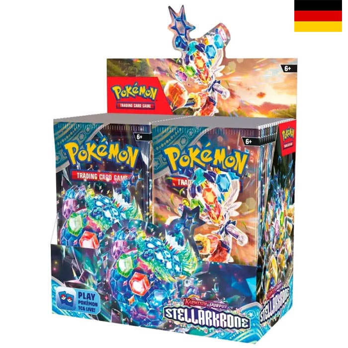 Karmesin & Purpur - Stellarkrone 36er Display - Deutsch (Folie defekt)