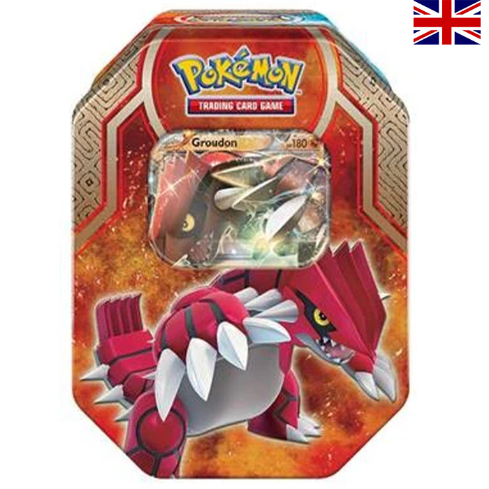Legends of Hoenn Tins: Groudon Tin-Box - Englisch