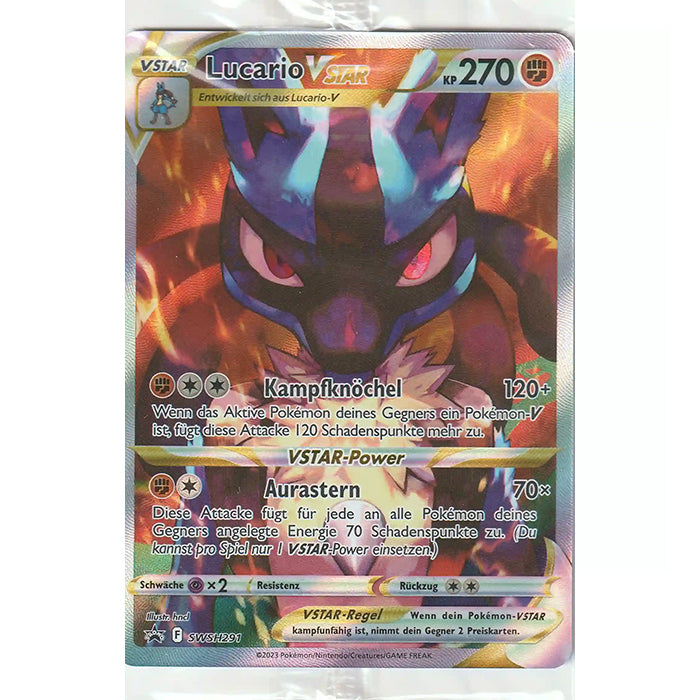 Lucario VSTAR (SWSH 291) (Sealed) - Deutsch