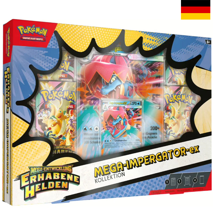 Mega Entwicklung Erhabene Helden EX Kollektion - Deutsch