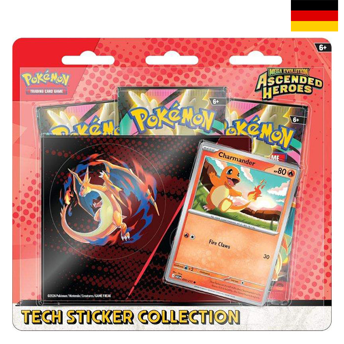 Mega Entwicklung Erhabene Helden Tech Sticker - Deutsch