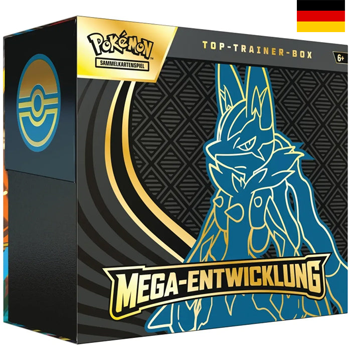 Mega Entwicklung Top Trainer Box Lucario - Deutsch