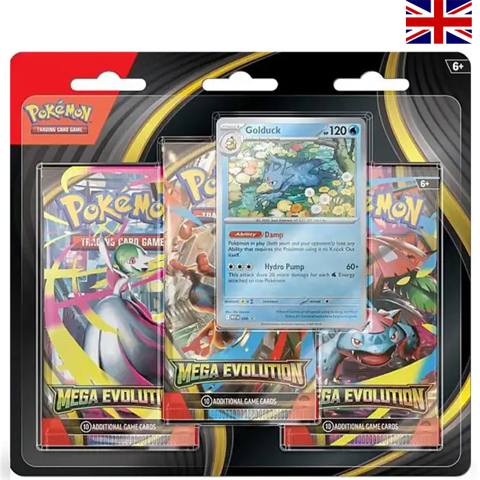 Mega Evolution: Golduck 3-Pack Blister