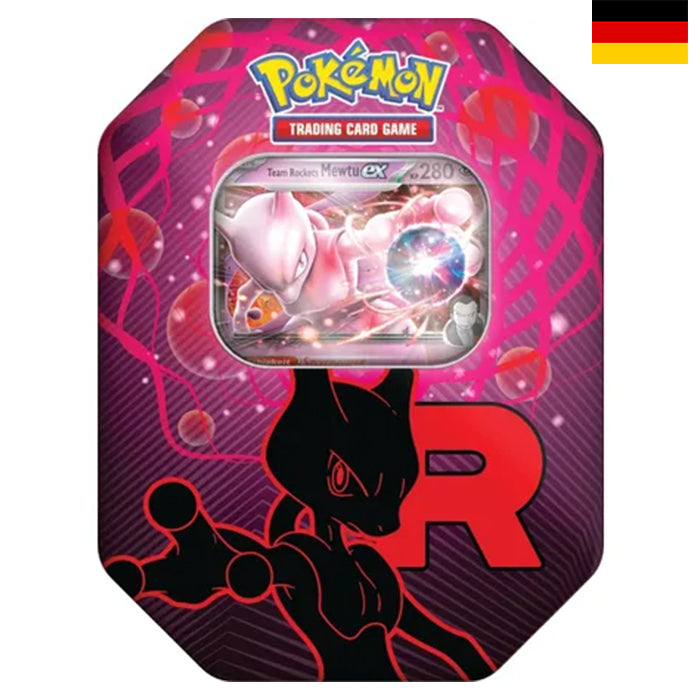 Team Rockets Mewtu ex Tin-Box - Deutsch