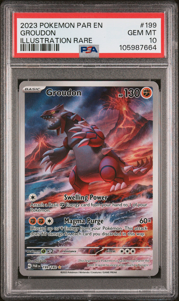 Groudon 2023 199 Englisch PSA 10