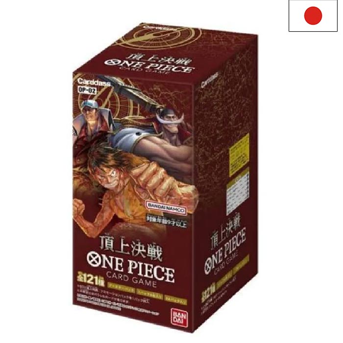 One Piece Card Game OP-02 Paramount War Display (Japanese)