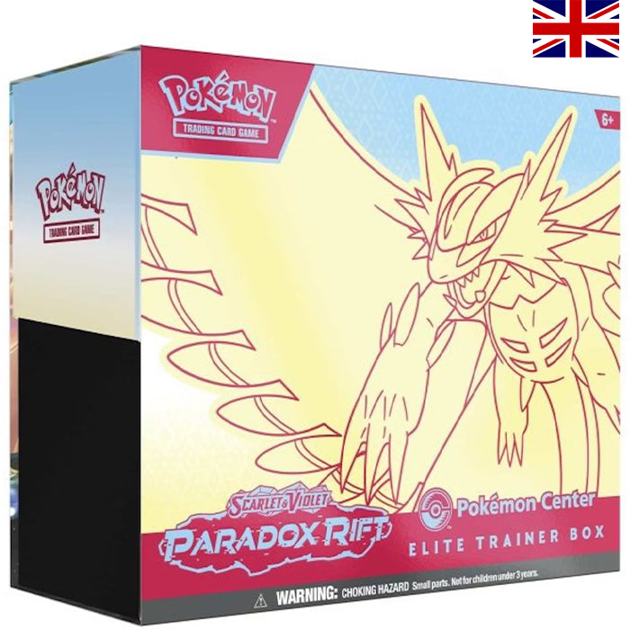 Paradoxrift Roaring Moon Pokémon Center Top-Trainer-Box