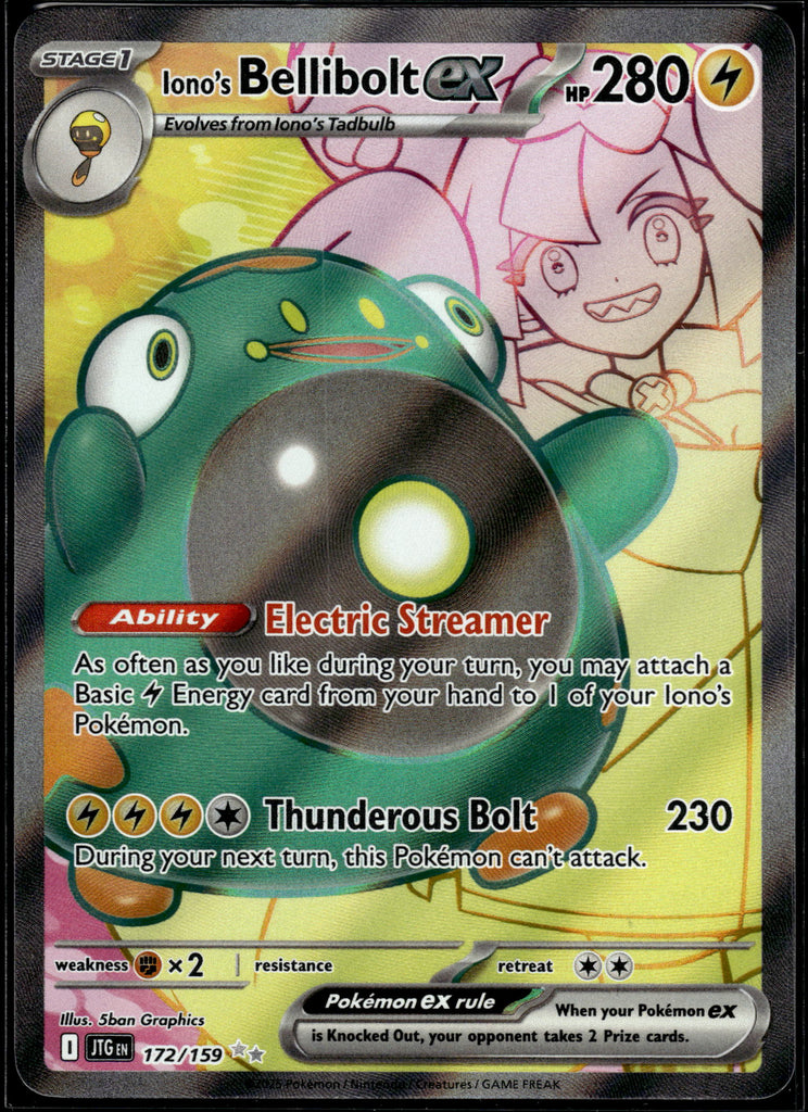 Iono's Bellibolt ex (JTG 172) - Englisch