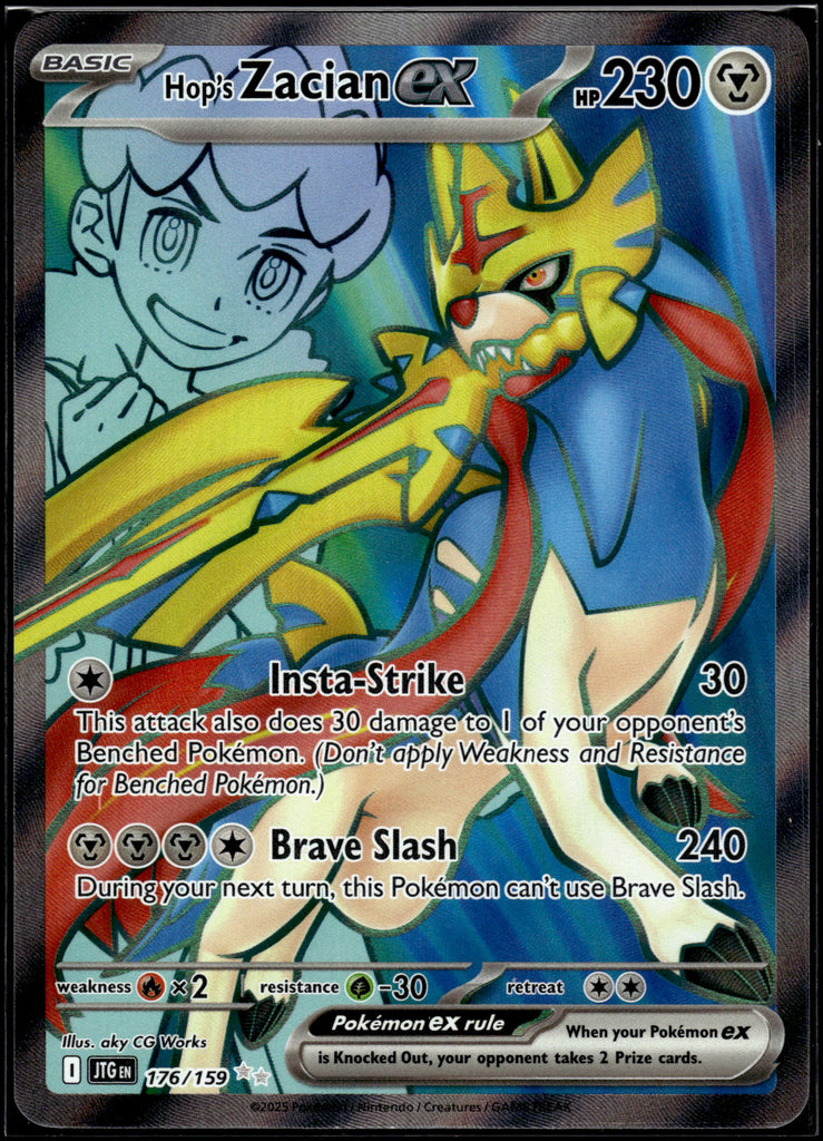 Hop's Zacian ex (JTG 176) - Englisch