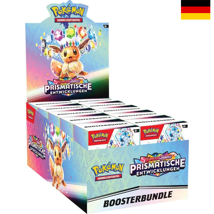 Karmesin & Purpur - Prismatische Entwicklung 6er Booster Bundle Display - Deutsch