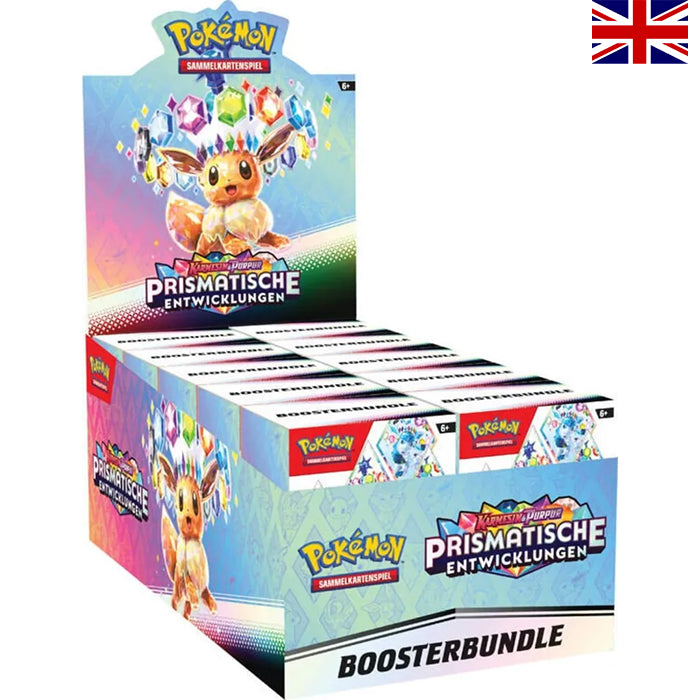 Prismatic Evolutions Booster Bundle Display