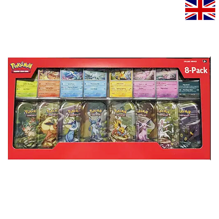 Prismatic Evolutions Costco Box 8 Mini Tins - Englisch