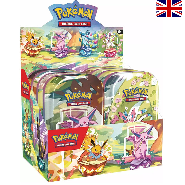 Scarlet & Violet - Prismatic Evolutions Mini Tin Display - Englisch