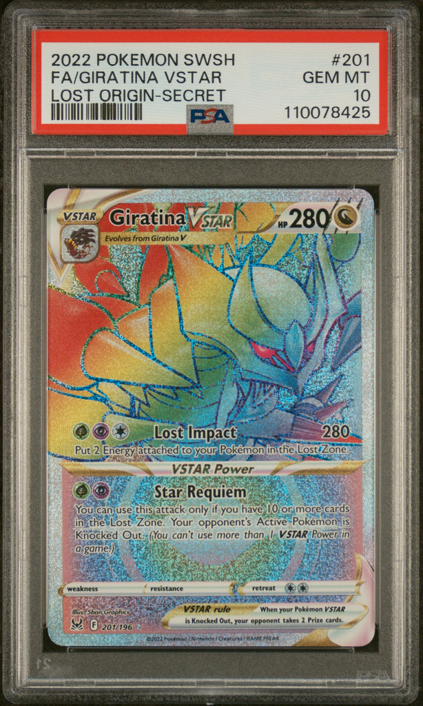 Giratina VSTAR 2022 #201 PSA 10